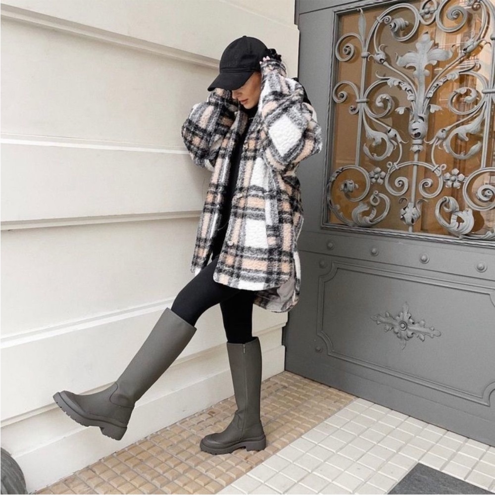 H&M faux shearling shacket - Picture 2 of 12
